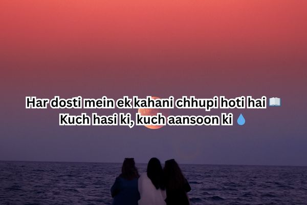 
sachi dosti shayari in english 2 line