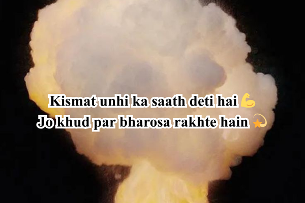 attitude motivational shayari in hindi​