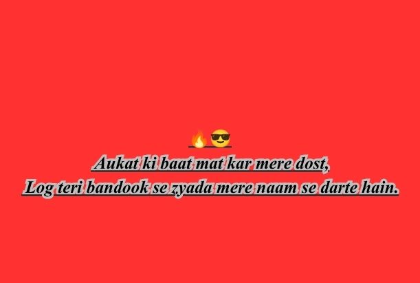 Badmashi Shayari 2 Line