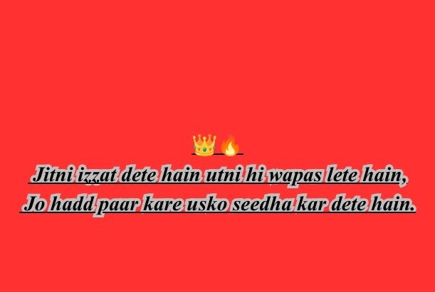 Badmashi Shayari 2 Line