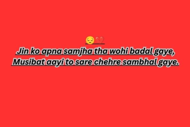 fake friends shayari​